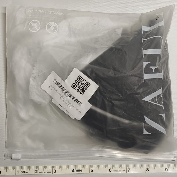 NWT ZAFUL Medium Triangle Black bikini set - Picture 3 of 6